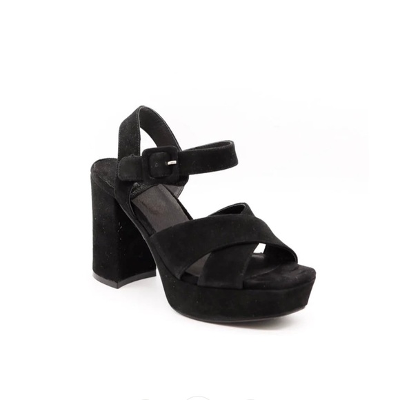 NEW Jeffrey Campbell Amma Black Suede 9.5 - Picture 5 of 10